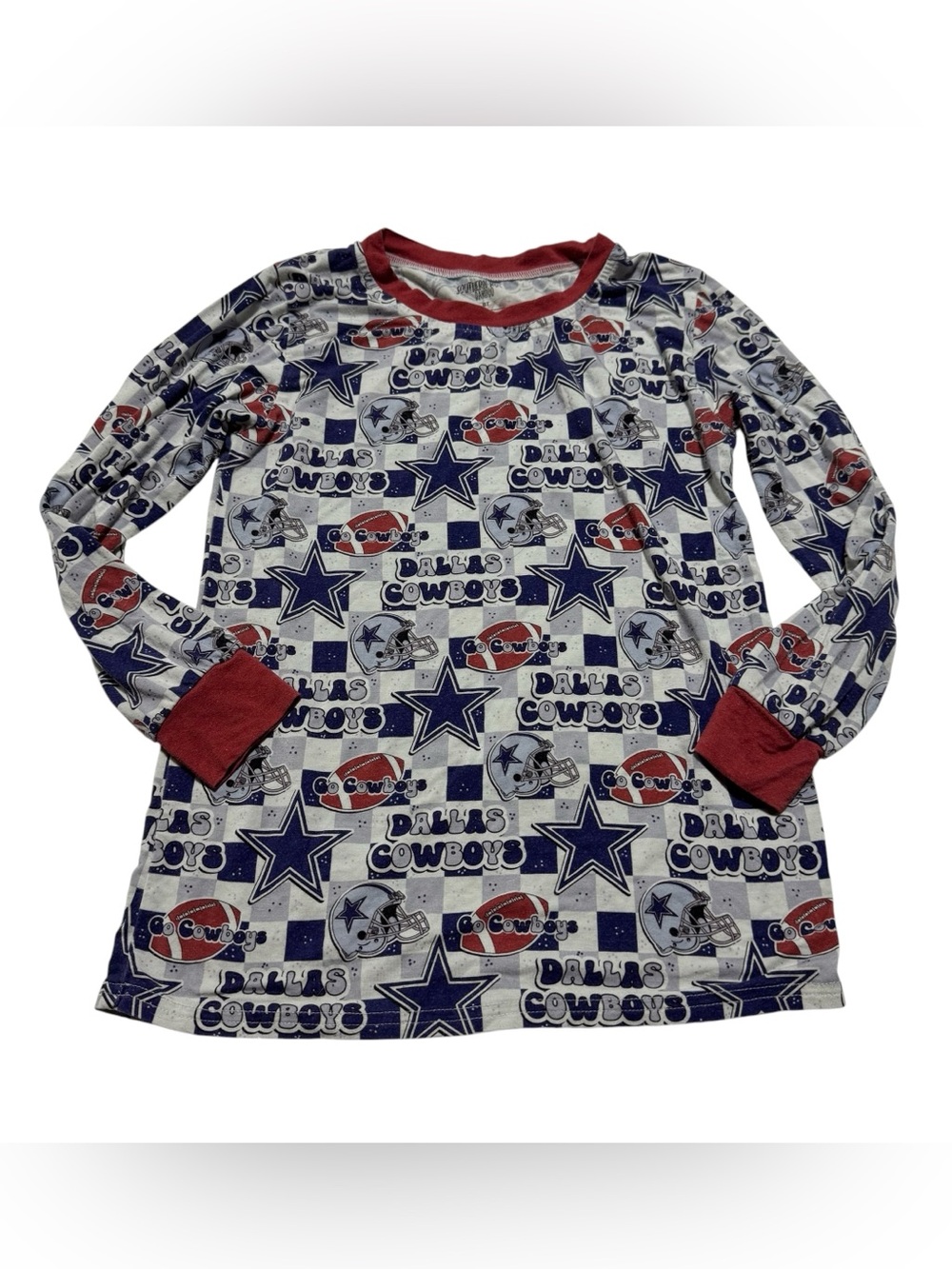 Southern Roots Dallas Cowboys Bamboo Long Sleeve Pajama Shirt